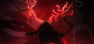 Luffy walks past Kaido and Big Mom (Image via Toei Animation)